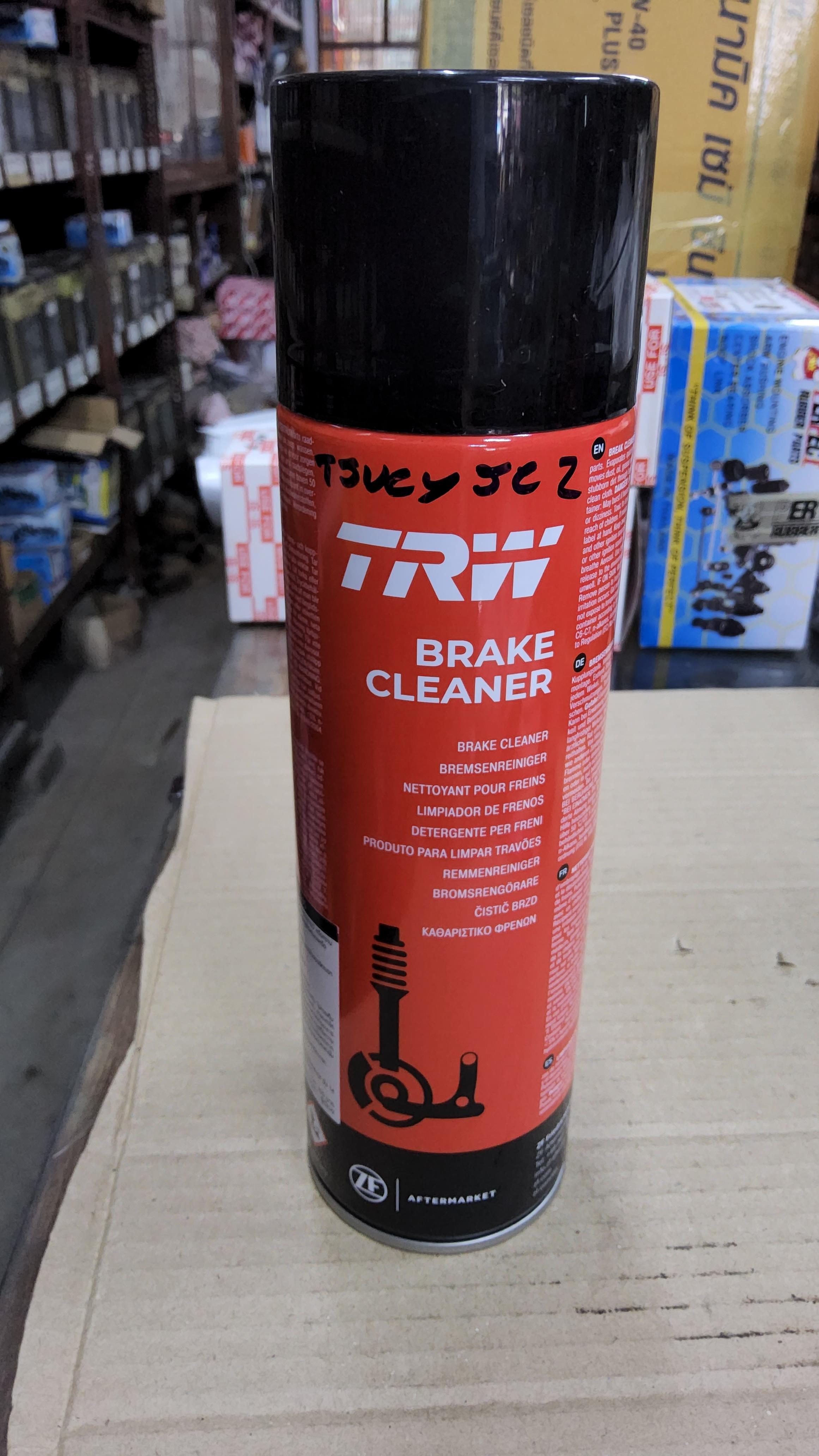 TRWสเปรย์ทำความสะอาด ดิสเบรค ดรัมเบรค ก้ามเบรค BRAKE & PARTS CLEANER 500 ml.