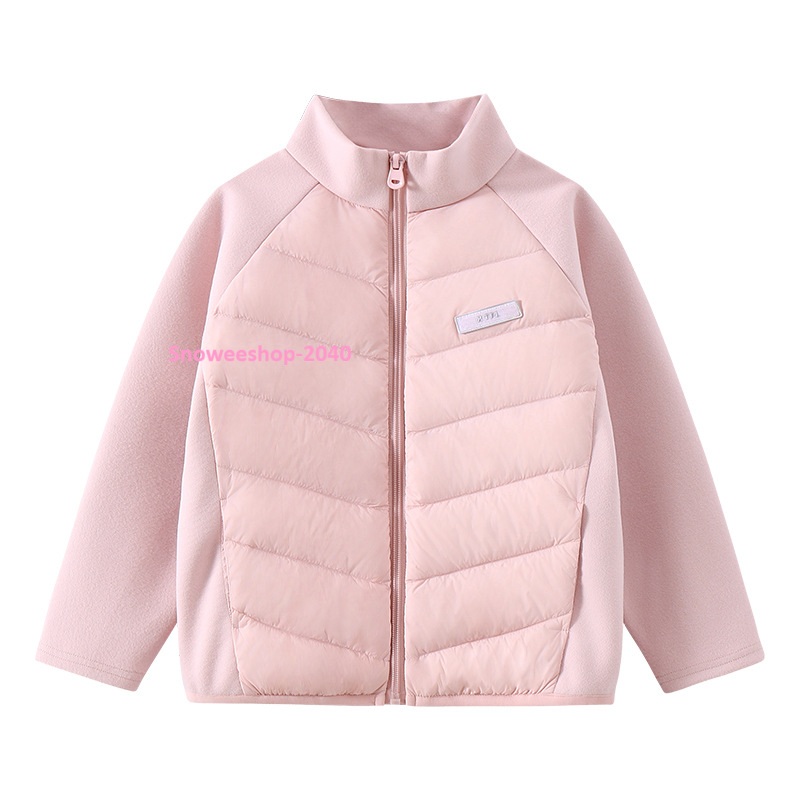 Lightweight Down Jacket for Kids หนาวติดลบก็เอาอยู่ แต่ยัง เบา ใส่สบาย ไม่อึดอัด จะใส่เป็น เสื้อตัวใน อุ่น ๆ หรือ เสื้อตัวนอก ก็แมทช์ง่าย ดีไซน์แฟชั่นเกาหลี ใส่แล้วน่ารักแบบลูกคุณหนู มีให้เลือก 4 สีคลาสสิค ไซส์ 110–160 cm ครอบคลุมทั้งเด็กเล็กและเด็กโต ใส่
