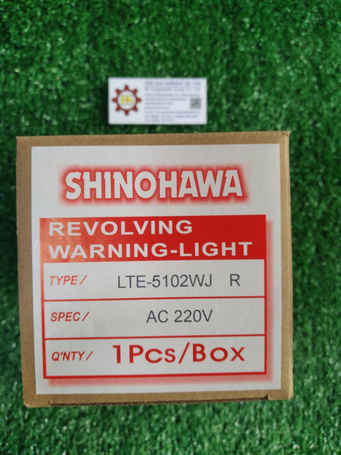 SHINOHAWA : ไฟหมุน 4" มีออด LTE5102WJ-R (LED) 220VAC สีแดง