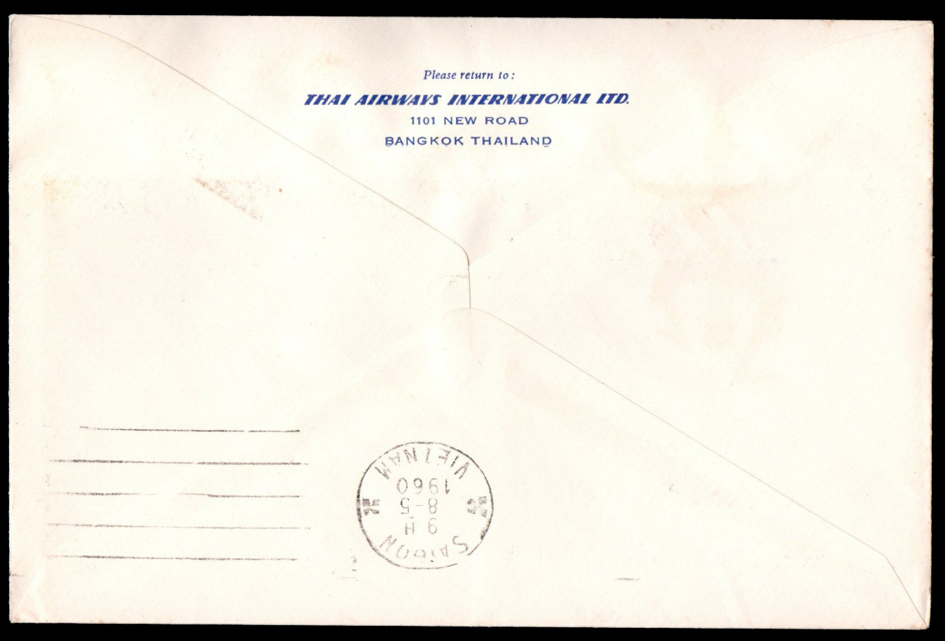 ซองเที่ยวบินแรก Thai International ไป Vietnam