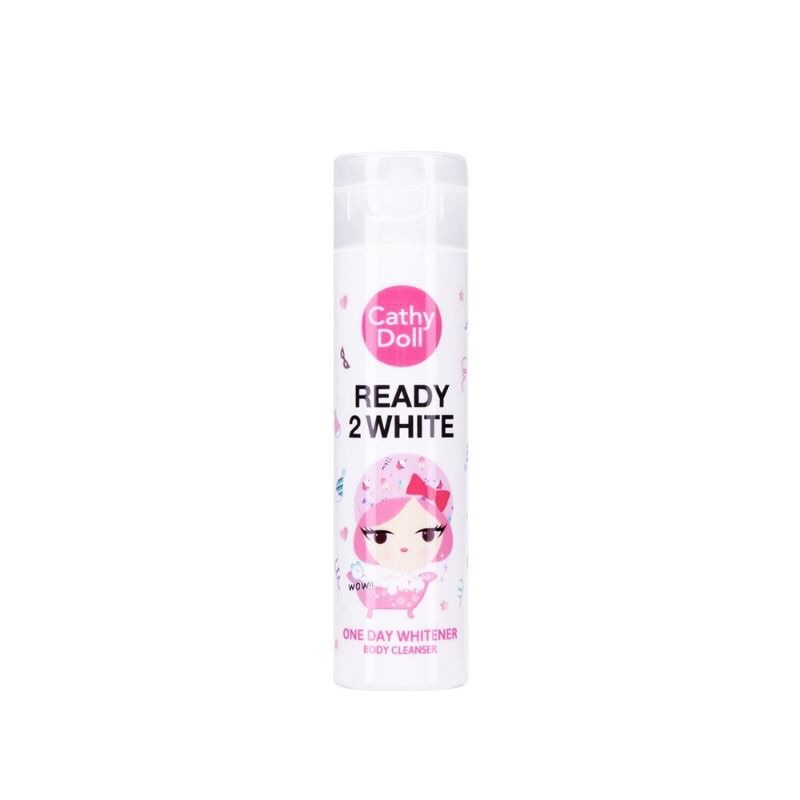 Cathy doll Ready 2 White One Day Whitener Body Cleanser 85 ml ครีมอาบน้ำ