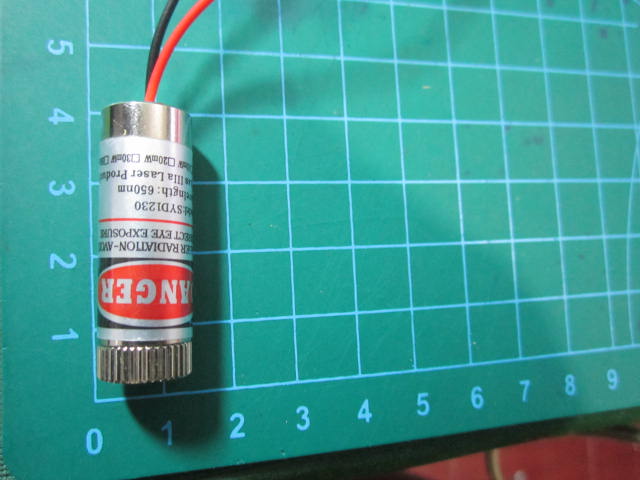 หัวเลเซอร์วัดระยะเลเซอร์ปรับความยาวโฟกัส 3-5V สีแดง