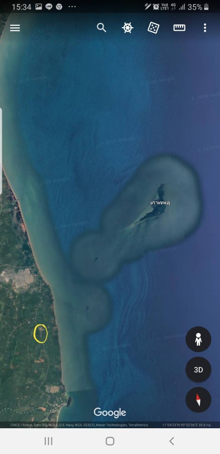 ขายที่ดินสวยราคาถูกติดหน้าผาริมทะเลพร้อมบ้าน1หลังห่างจากชายฝั่งทะเล 380 เมตร