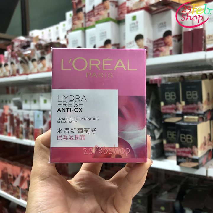 L’Oreal Paris Hydra Fresh Anti-ox Aqua Balm 50ml บำรุงผิวหน้า ลอรีอัล