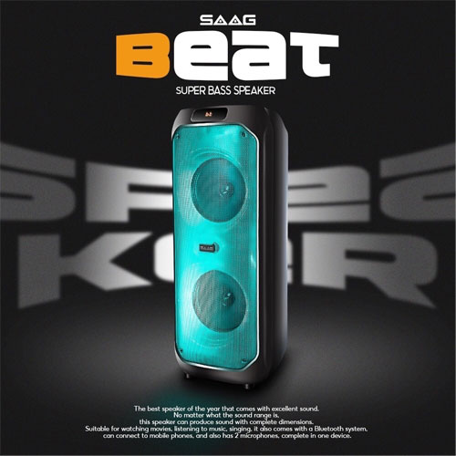 BEAT SAAG SPEAKER BLUETOOTH +MIC*1/40W SP-SA-20-BEAT1