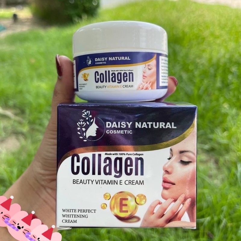 Daisy Natural ครีมคอลลาเจน 4 สูตร วิตซี / วิตอี / สเนล / เลมอน Collagen Whitening Cream