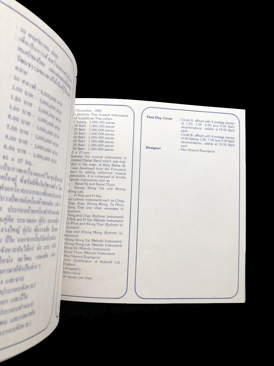 สมุดตราไปรษณียากรไทยประจำปี 2525