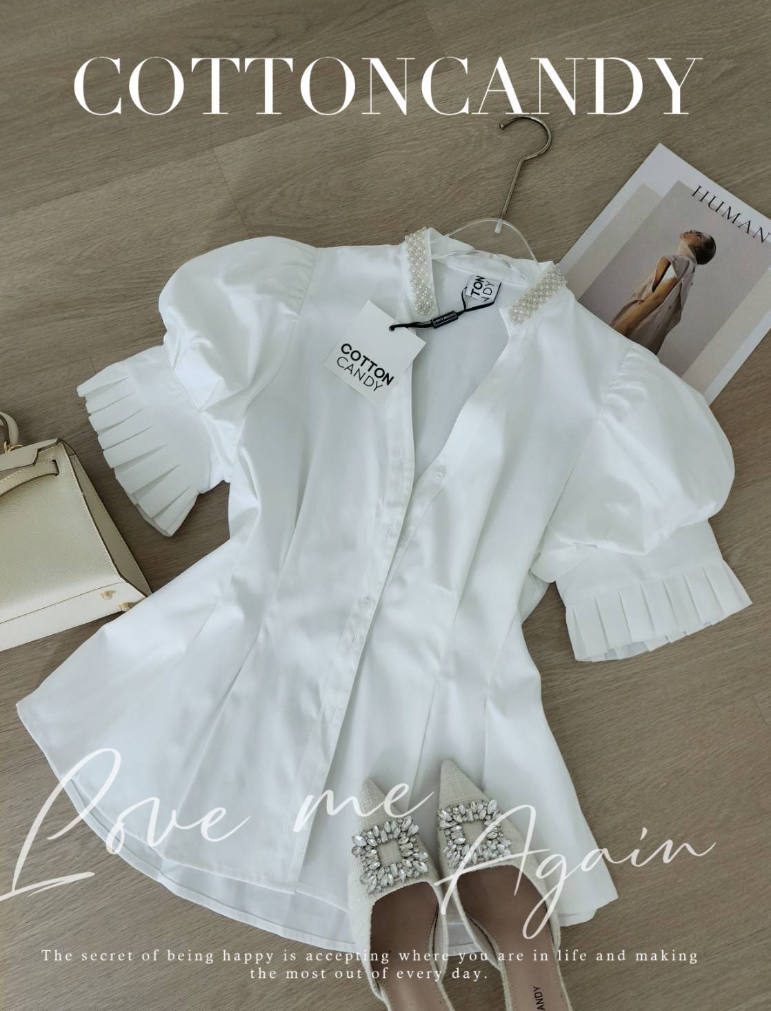 Tag# cottoncandy เสื้อรุ่นนี้ มันเริ่ดมากหรูหรา รุ่นนี้ล่าสุด Detail แต่งมุกที่ปกเสื้อ ใครใส่ก็สวย ใครใส่ก็ดูดี มีโบว์ด้านหลังผูกเข้าเชฟ ลูกค้าสามารถใส่แมทช์กับกางเกงหรือกระโปรงตัวโปรด บอกเลย ใส่สวยดูดีทุกคนแน่นอนคร่าาา