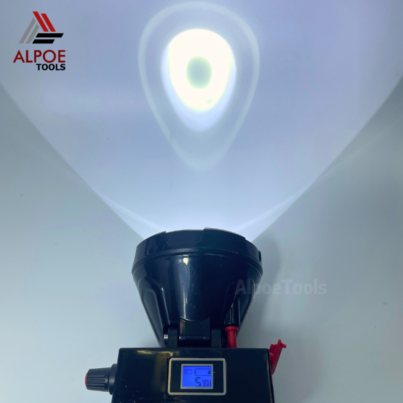 ไฟคาดหัว หลอด LED แบบชาร์จในตัว มีจอ รุ่น LED-751