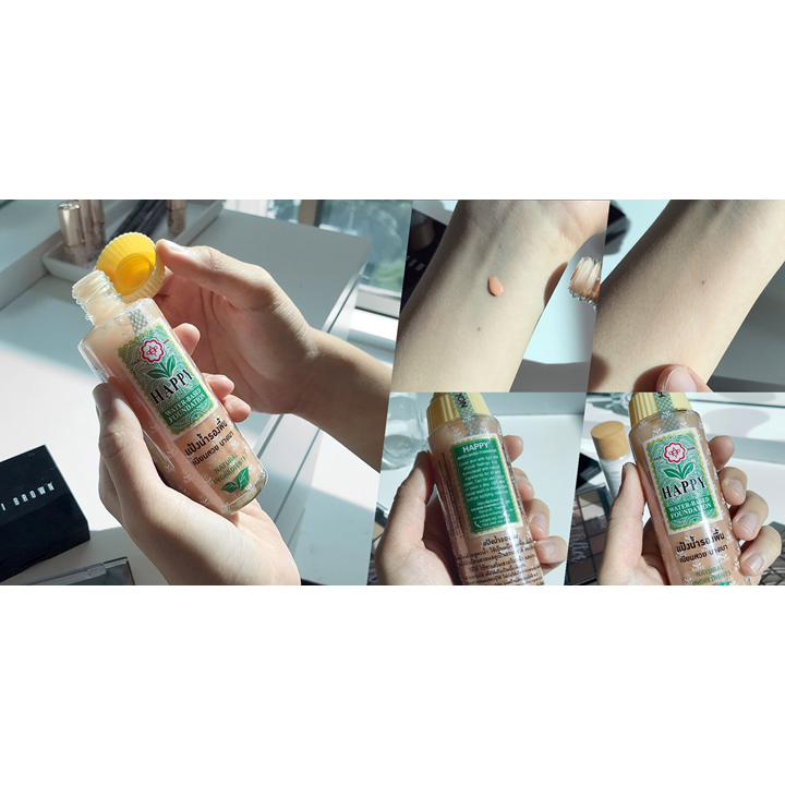 Happy Water-Based Foundation 100ml รองพื้นแป้งน้ำ