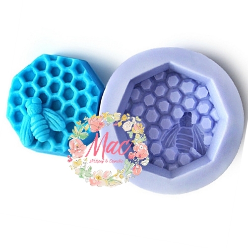 พิมพ์สบู่สบู่ซิลิโคน 2-D BEE BEE 65 กรัม