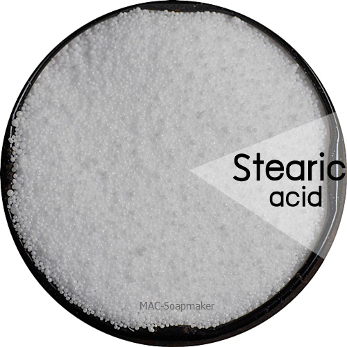 Fatty acid : Stearic Acid Triple Pressed กรด สเตียริก เป็นเม็ดกลมเล็กๆ
