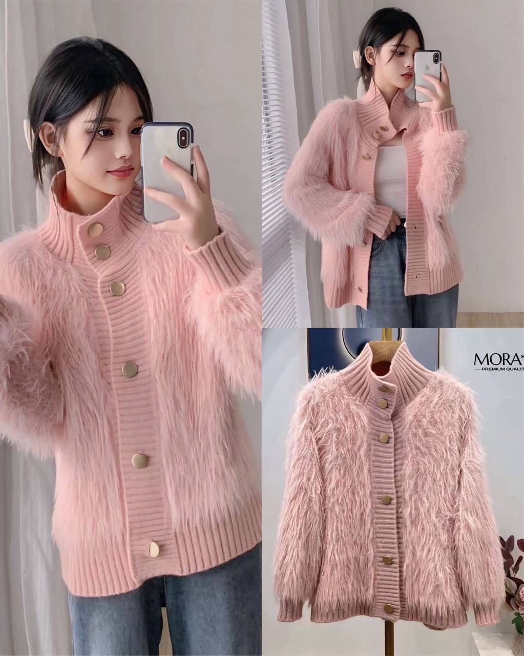 เสื้อแขนยาวแต่งขนทั้งตัว งานสวยแพง เหมาะกับแฟชั่นหนาวนี้สุดๆ ดีไซน์ออกมาเก๋ งานคือน่ารักมากค่ะ สาวๆต้องมีติดตู้นะคะ