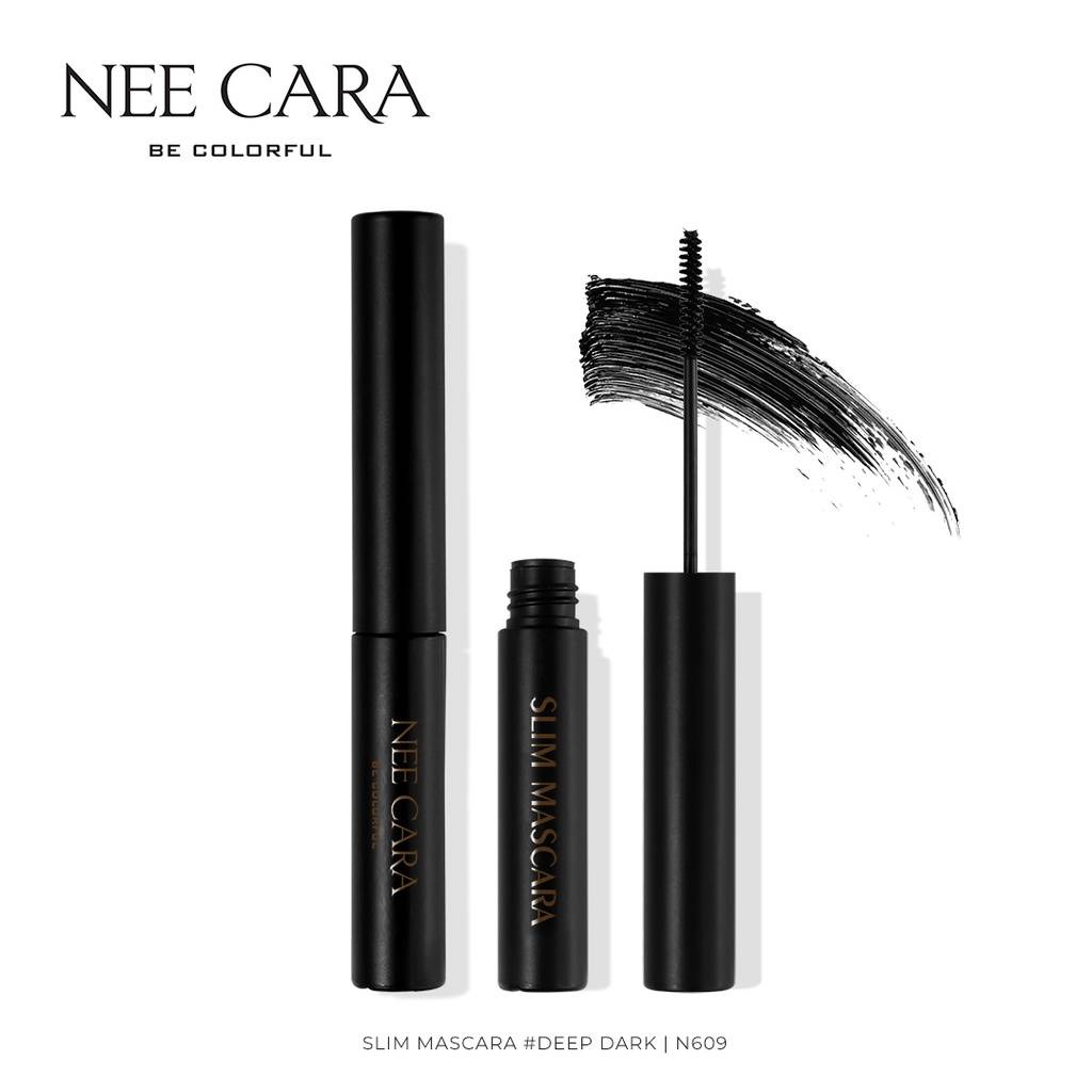 NEE CARA SLIM MASCARA N609 #DEEP DARK นีคาร่า มาสคาร่า ปัดขนตา 5กรัม