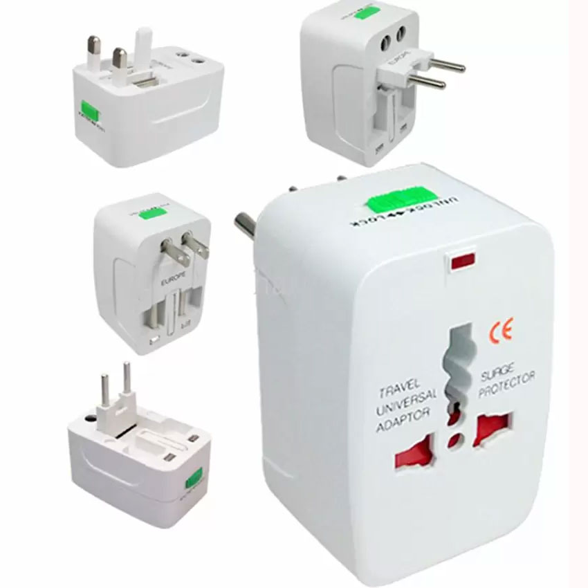 UVA19 Plug Universal Adaptor ตัวแปลง Sockets World Travel White PB-00-01-UN001