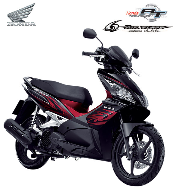 Sticker HONDA AIRBLADE ปี 2007 รุ่น3 ติดรถสี ดำ ล้อแม็กซ์ (เคลือบเงาแท้) สติ๊กเกอร์ ติดรถมอเตอร์ไซค์ ฮอนด้า แอร์เบลด