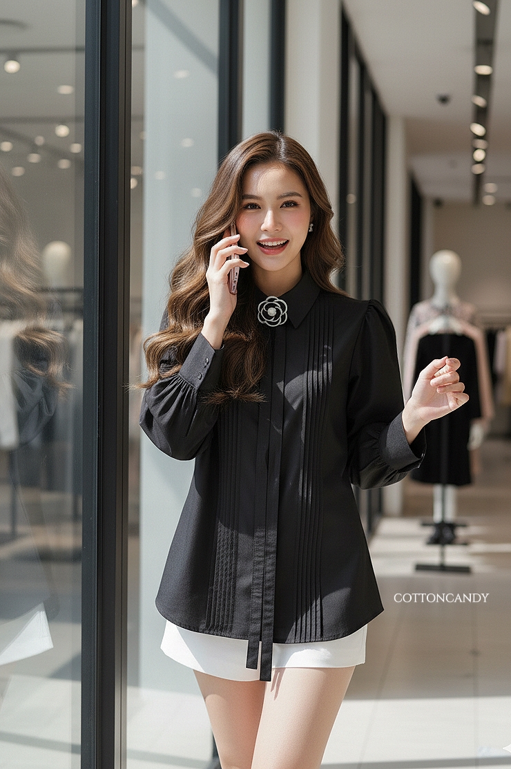 Tag#cottoncandy เสื้อเชิ๊ตรุ่นนี้ดีเทลดีมาก