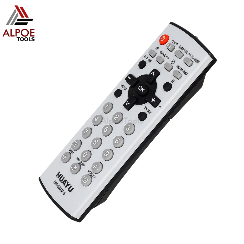 รีโมททีวีรวม Panasonic รหัส RM-532M-3 สำหรับ TV จอแก้ว จอนูน ทีวีรุ่นเก่า
