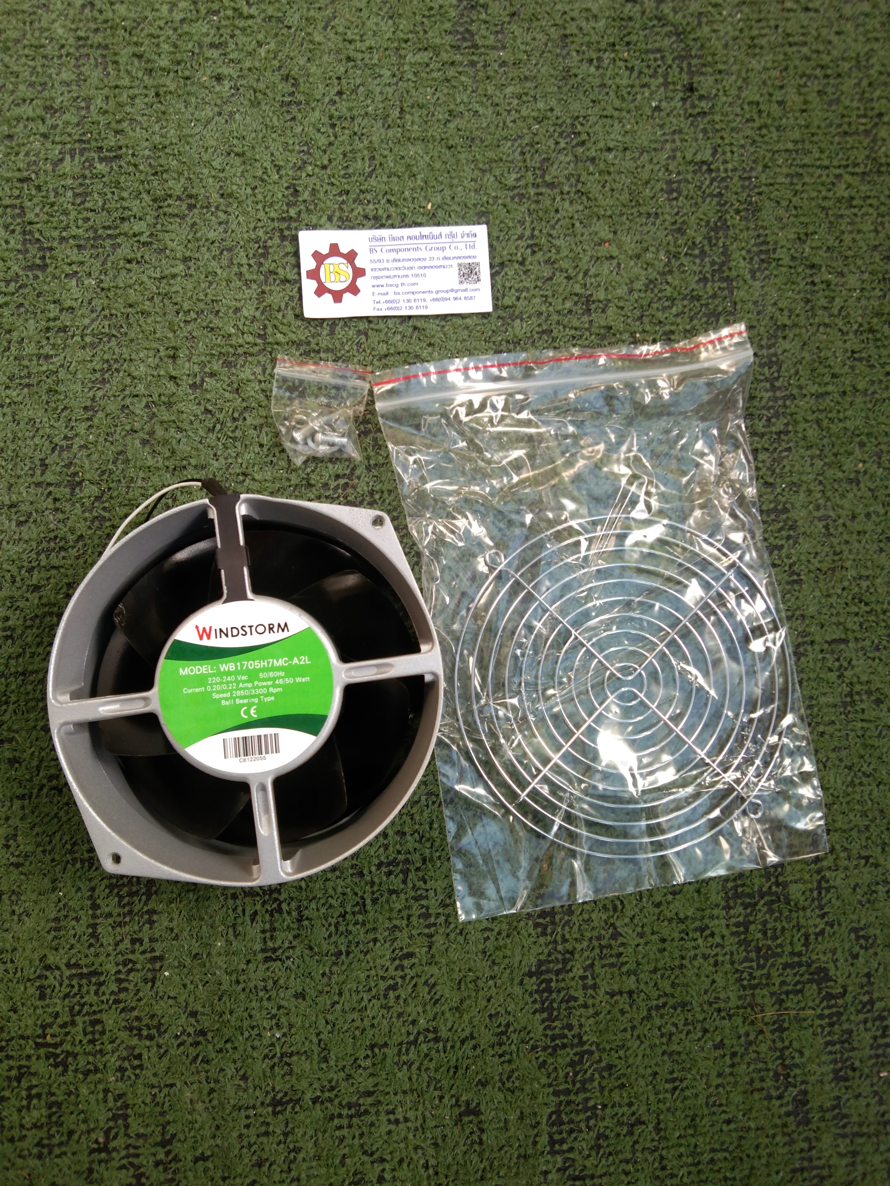 WINDSTORM: พัดลม WB1705H7MC-A2LG 6" 200-240VAC