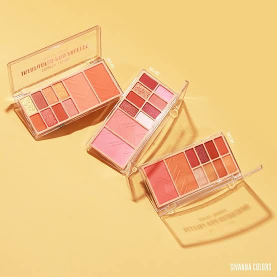 Sivanna Colors Infatuated Pro Palette HF5021 ซีเวียน่า อายแชโดว์ & บลัช พาเลท