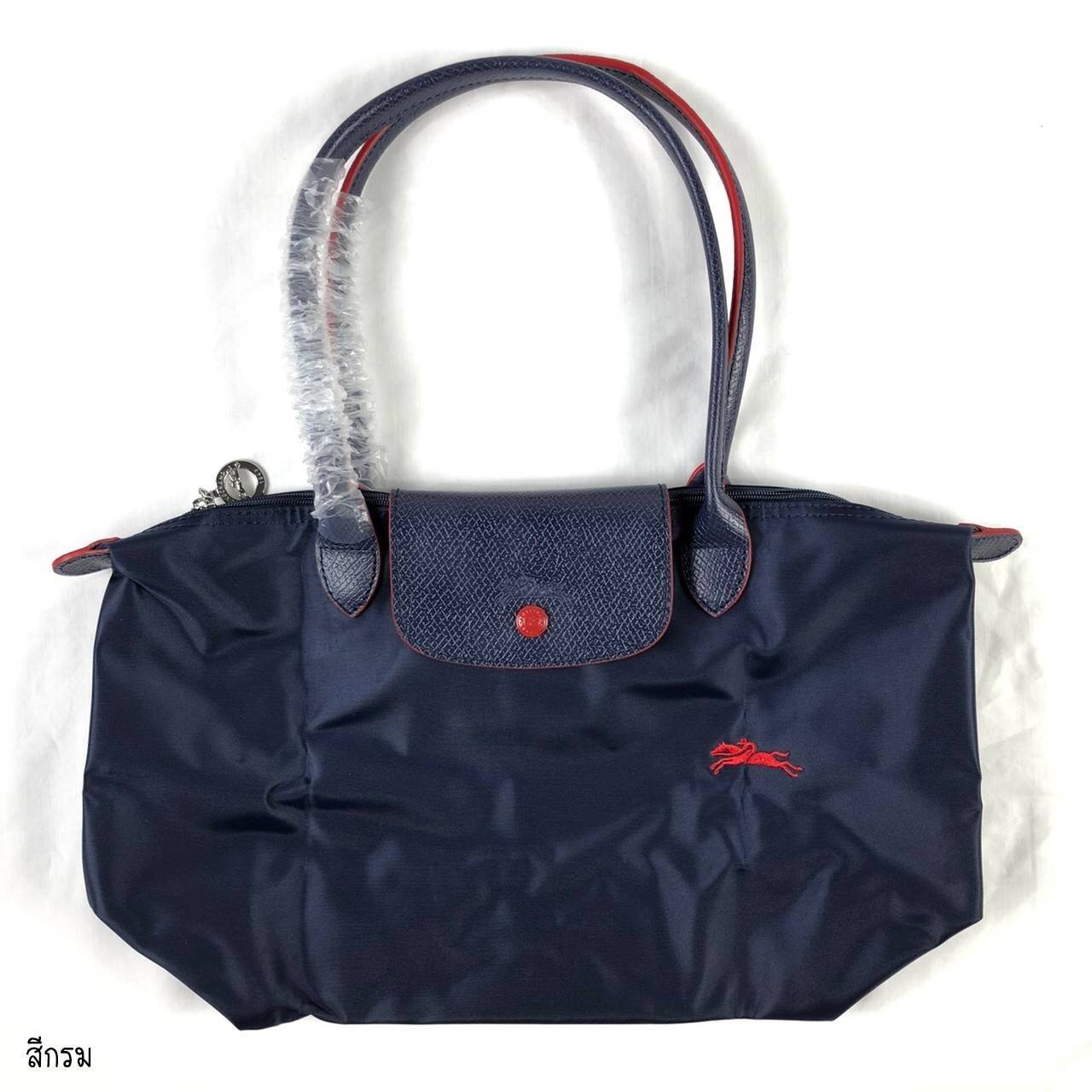กระเป๋าสะพายลองฌอมป์หูยาว Longchamp-สีกรม Size S