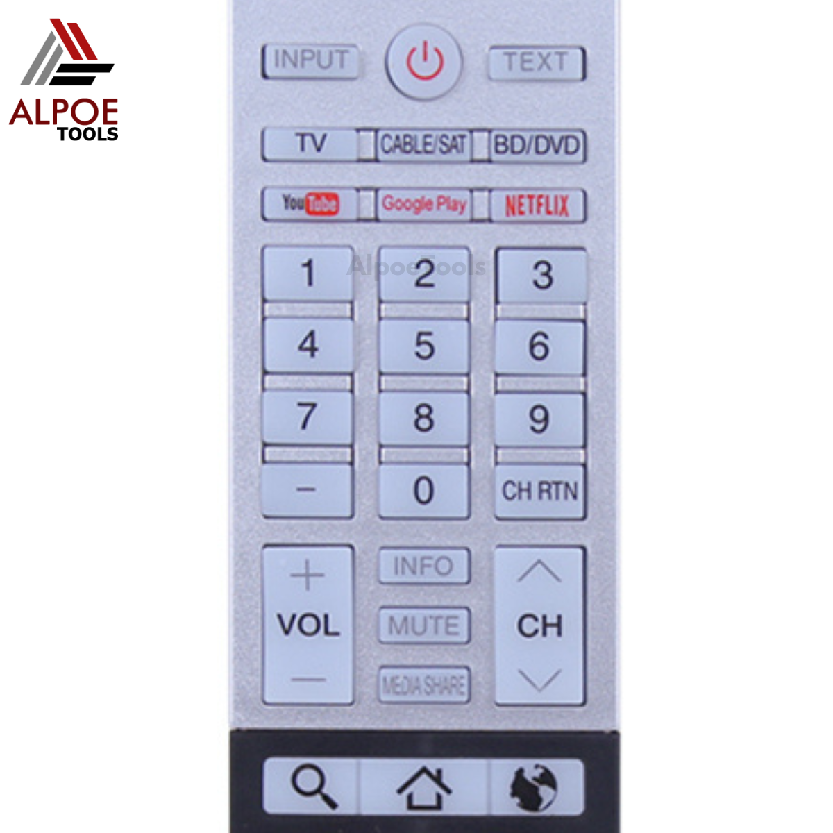 รีโมททีวีรวม Toshiba รหัส RM-L1328 สำหรับทีวี LCD / LED / Smart TV ได้เกือบทุกรุ่น