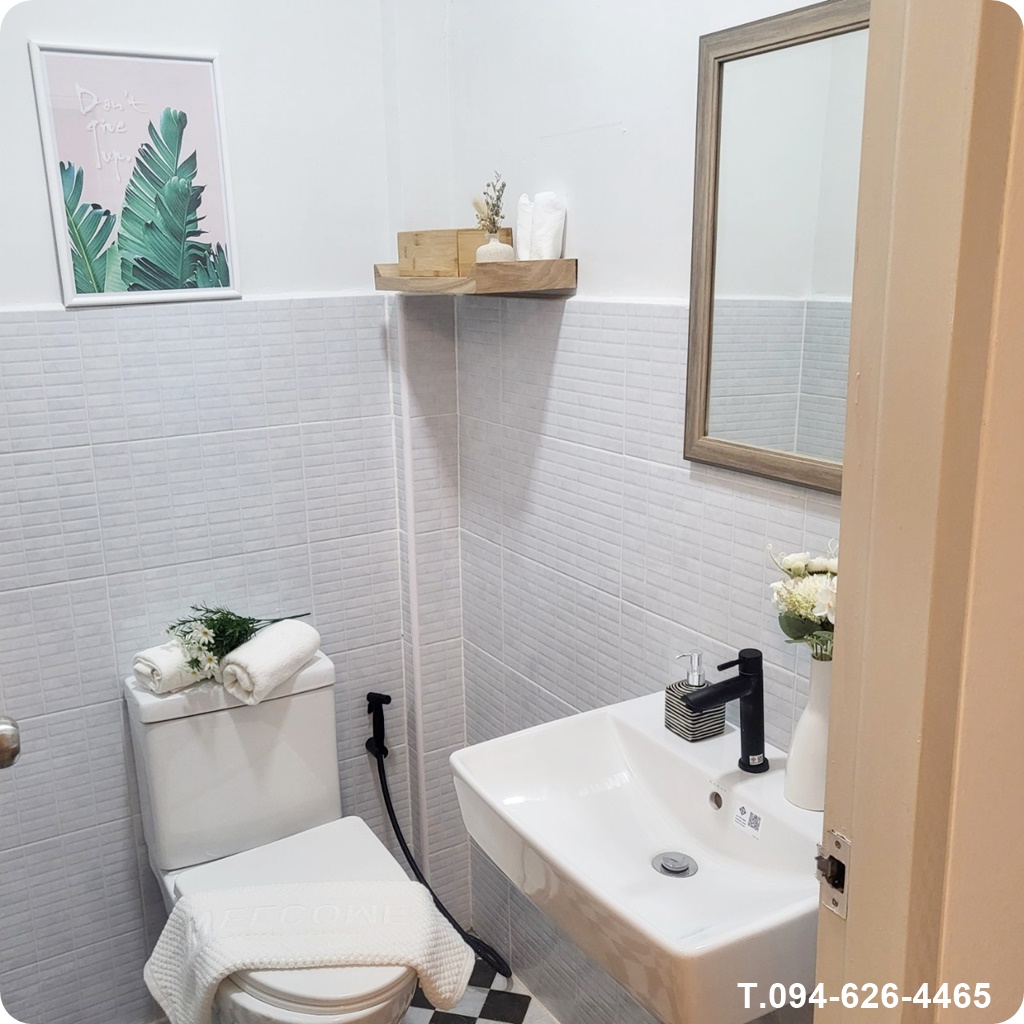 บ้านรีโนเวท พร้อมขาย ปทุมธานี หมู่บ้านคลองสามชัยพฤกษ์ บ้าน 2 ชั้น ขนาด 17 ตร.ว สไตล์ มูจิมินิมอล