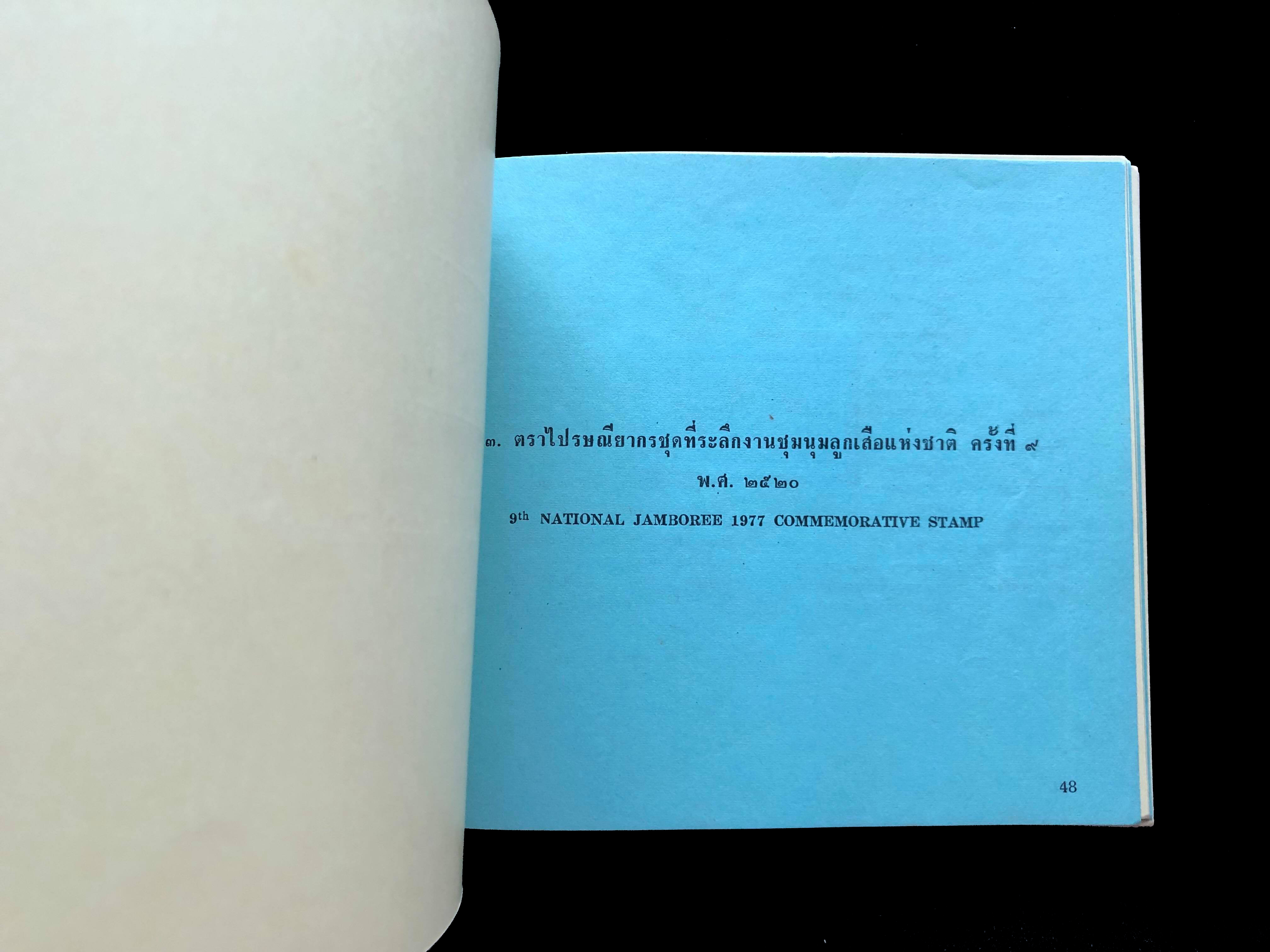 สมุดตราไปรษณียากรไทยประจำปี 2520