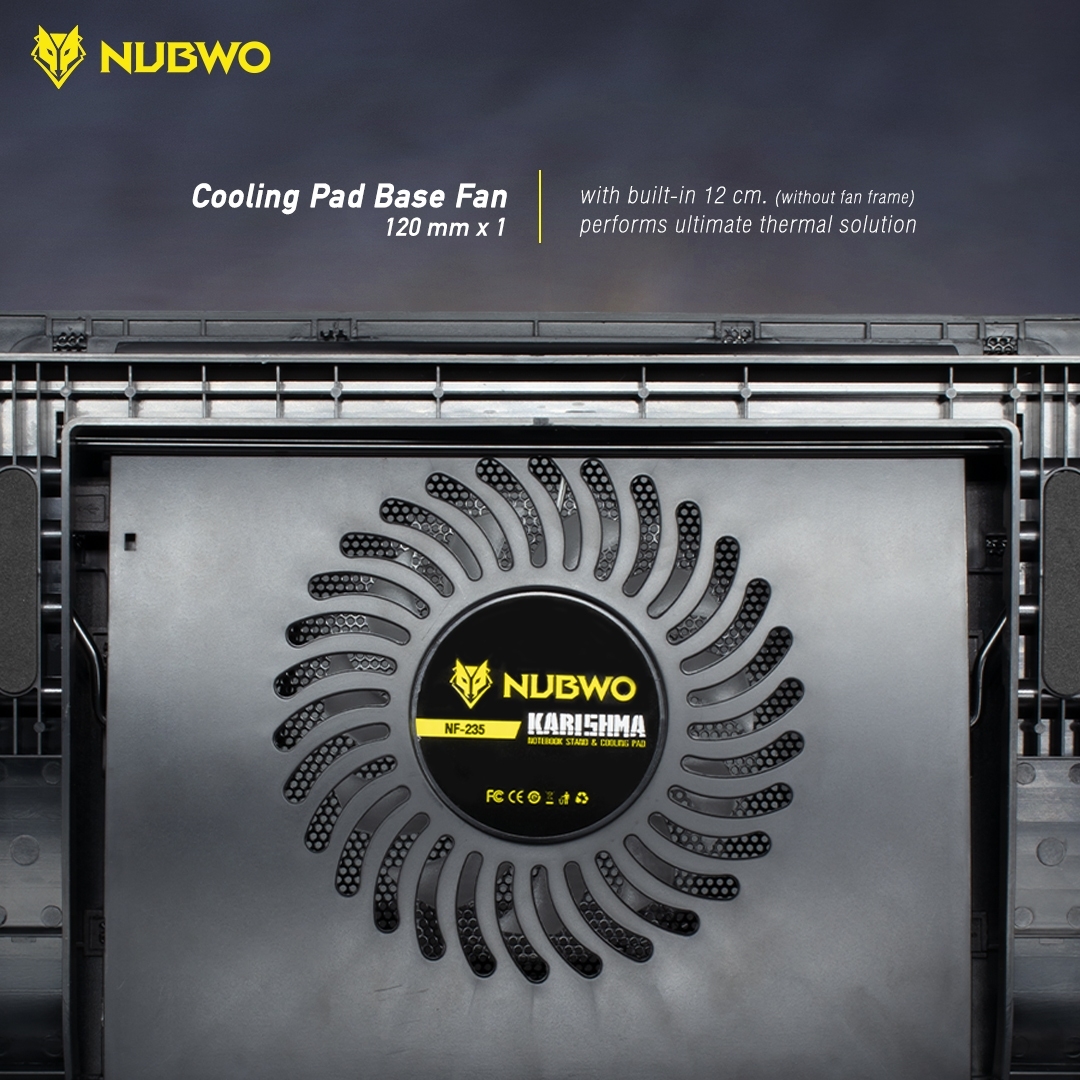 NUBWO NF-235 NUBWO KARISHMA BIGFAN มีไฟ FA-GO-NB-NF25K