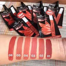 (ยกกล่อง 6ซอง) นามิเมคอัพโปรโซลเกิร์ลครีมมี่แมตต์ลิปแอนด์ชีค Nami Make Up Pro Seol Girls Creamy Matte Lip&Cheek