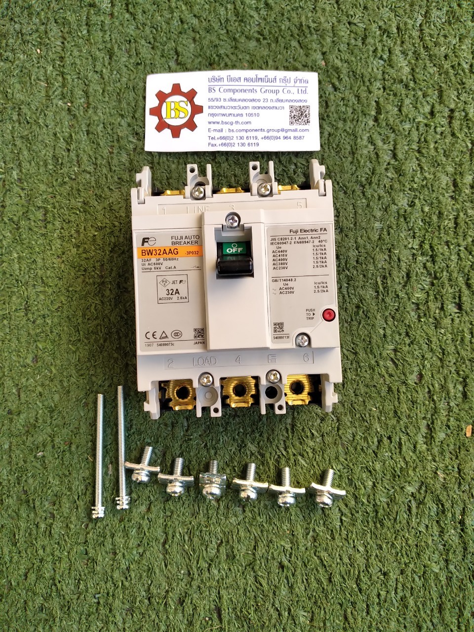 FUJI : MCCB.เบรกเกอร์ BW32AAG 3P 32A