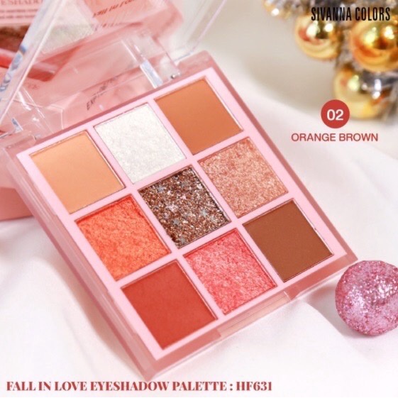 SIVANNA FALL IN LOVE EYESHADOW PALETTE HF631 อายแชโดว์ ฟอล อิน เลิฟ 1ชิ้น