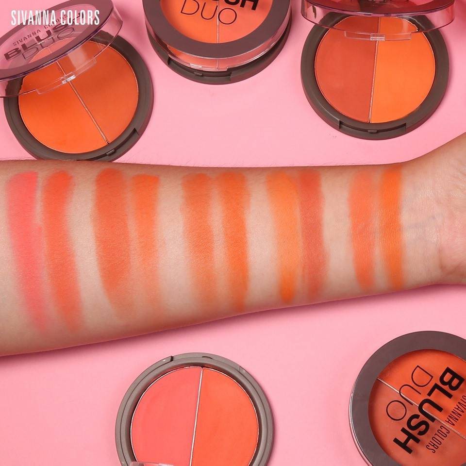 Sivanna Colors Blush Duo HF6021 ซีเวียน่า ปัดแก้มดูโอ