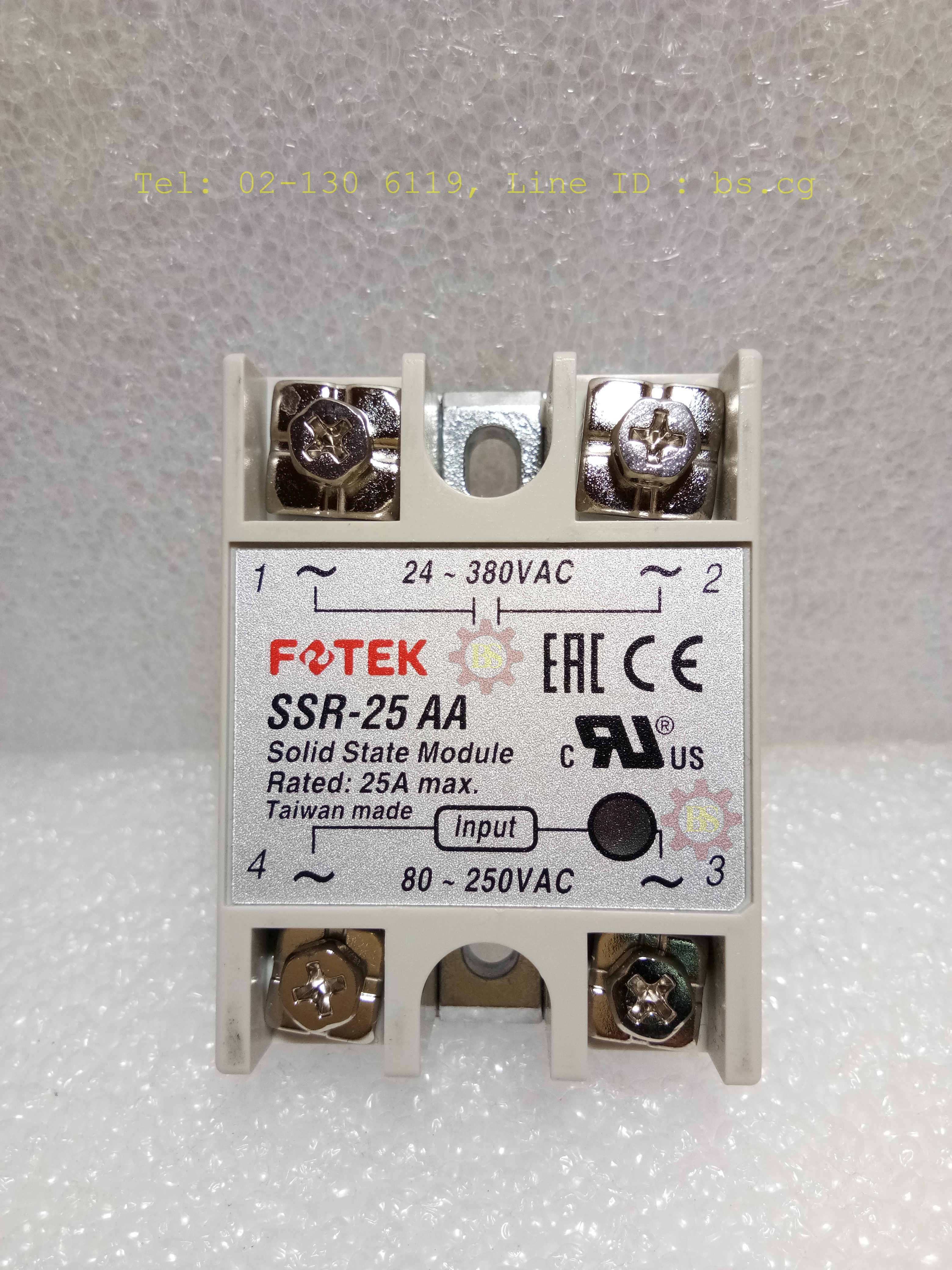 FOTEK : Solid State Module Rated: 25A max. SSR-25 AA