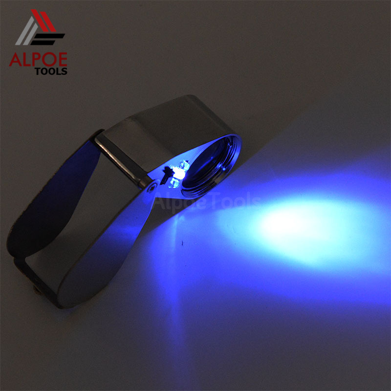 เลนท์ขยายพับได้ งานโลหะ ไฟ 2 สี รหัส No.9890