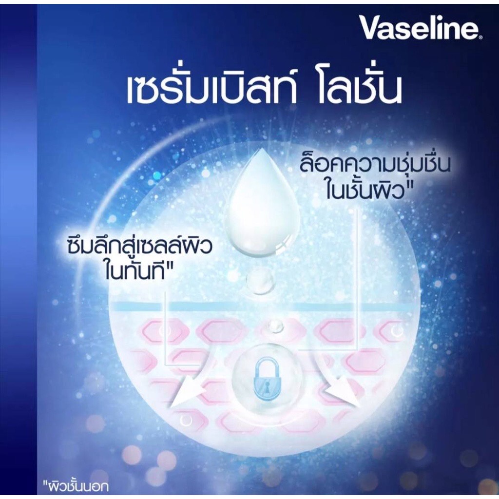 (4ซอง/กล่อง) Vaseline วาสลีน เฮลธี้ ไบรท์ (กลูต้า-ไฮยา-กันแดด) 30มล. Healthy Bright Gluta Hya