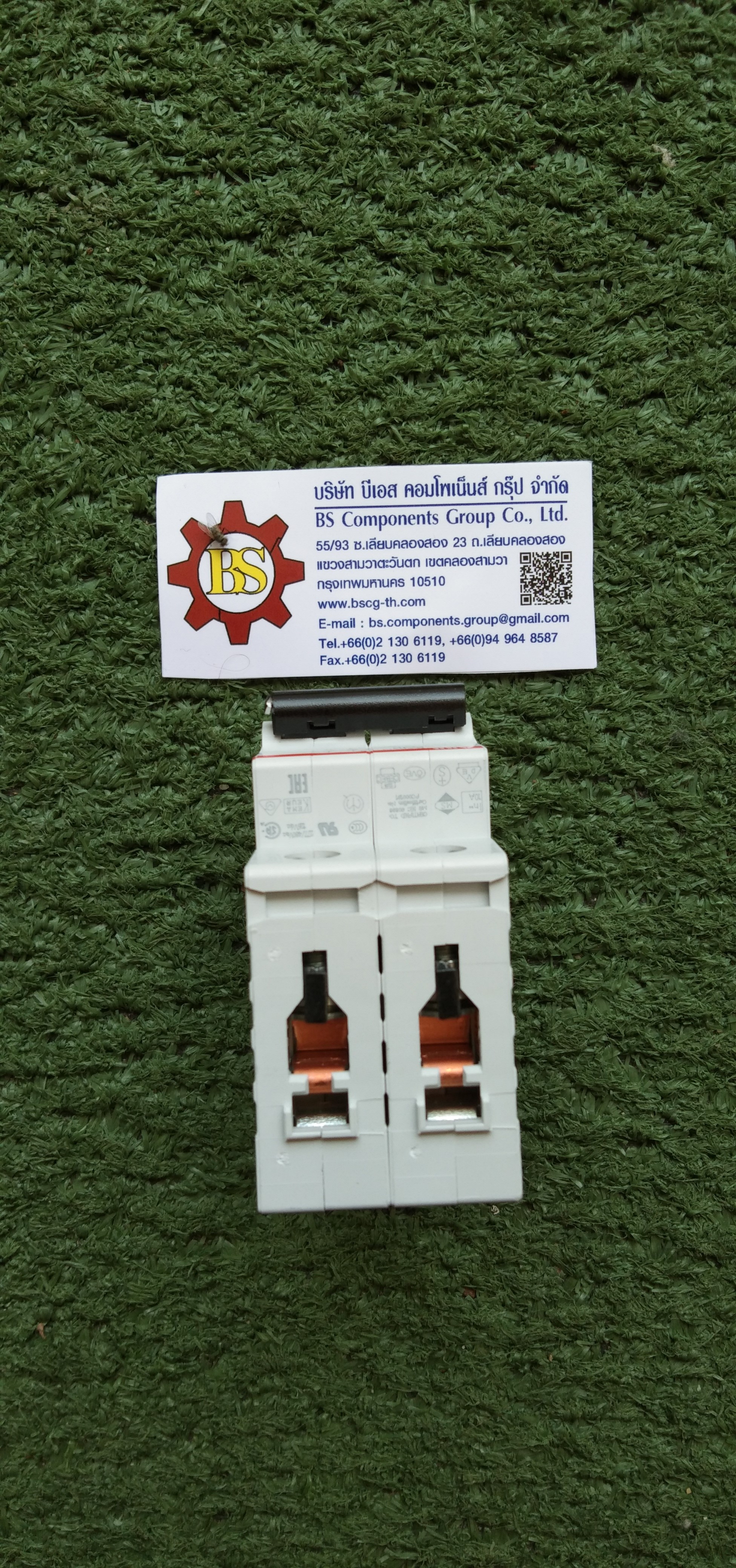 ABB : MCB. (ลูกย่อย) S202M-C10 2P 10A 10kA