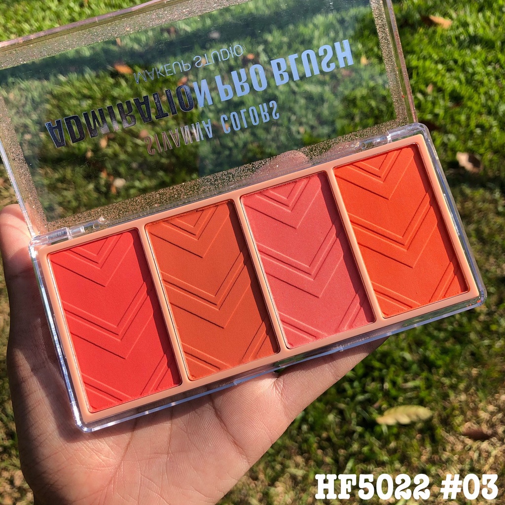 Sivanna Admiration Pro Blush HF5022 บรัชออน ปัดแก้ม 4ช่อง