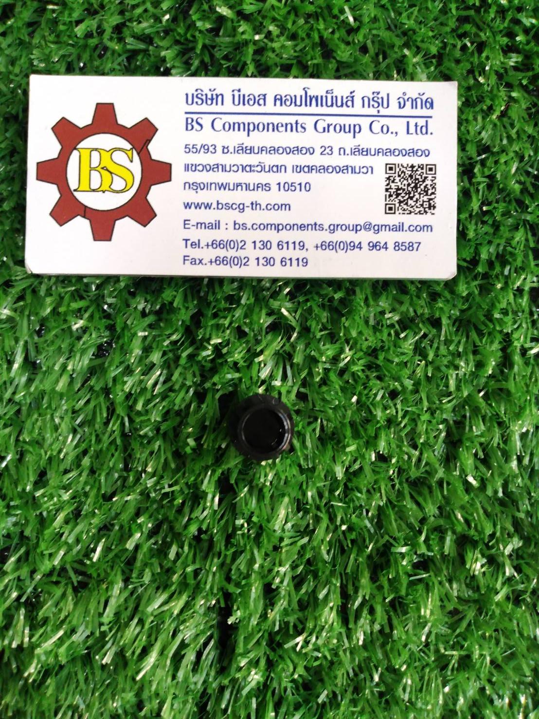 SHINOHAWA : ปลั๊กอุดหน้าตู้ CP973 รู 10mm. สีดำ