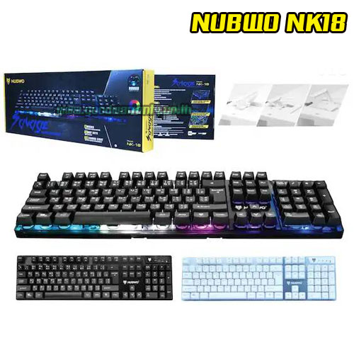 NUBWO NK-18 NUWBO Savage Rubber Dome switch Gaming Keyboard NK18 KB-UB-NW-NK18B