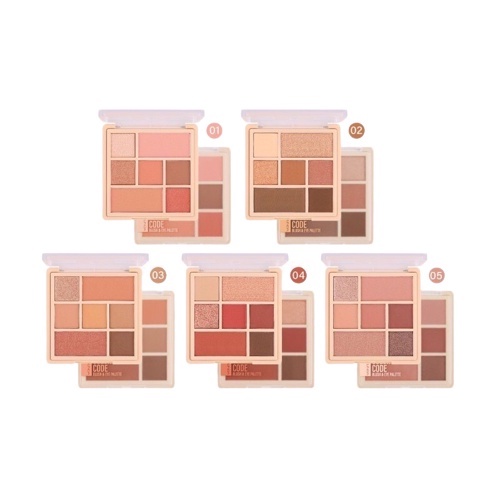 Meilinda Color Code Blush & Eye Palette MC3111 บลัชออน ตาทา คัลเลอร์โค๊ดบรัช