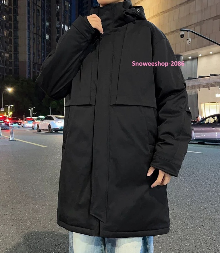 เสื้อโค้ทยาวบุหนา อุ่นได้ถึงติดลบ ไซส์ใหญ่พิเศษ L-8XL และ 3 สีสุดเท่ ใส่เที่ยวต่างประเทศหรือขึ้นเหนือก็เท่ได้ทุกองศา กันน้ำ กันลม กันหิมะครบจบในตัวเดียว ทรงยาวเหนือเข่า ดูแพง ใส่แล้วหุ่นดูสูงเพรียว มีฮู้ดปรับได้ ใส่สบายไม่อึดอัด