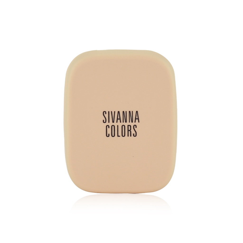 สิวันนา แป้งพัฟ ผสมรองพื้น แป้งตลับ ปกปิด คุมมัน 7g HF117 Sivanna Colors Silky Matte Coverage Powder SPF15 ❤