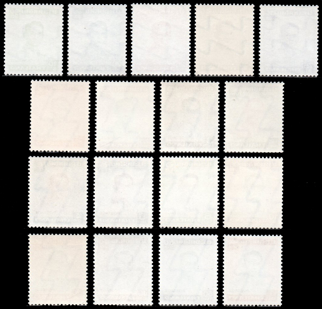 แสตมป์พระรูป ร.๙ ชุดที่ ๕ (พิมพ์ญี่ปุ่น)