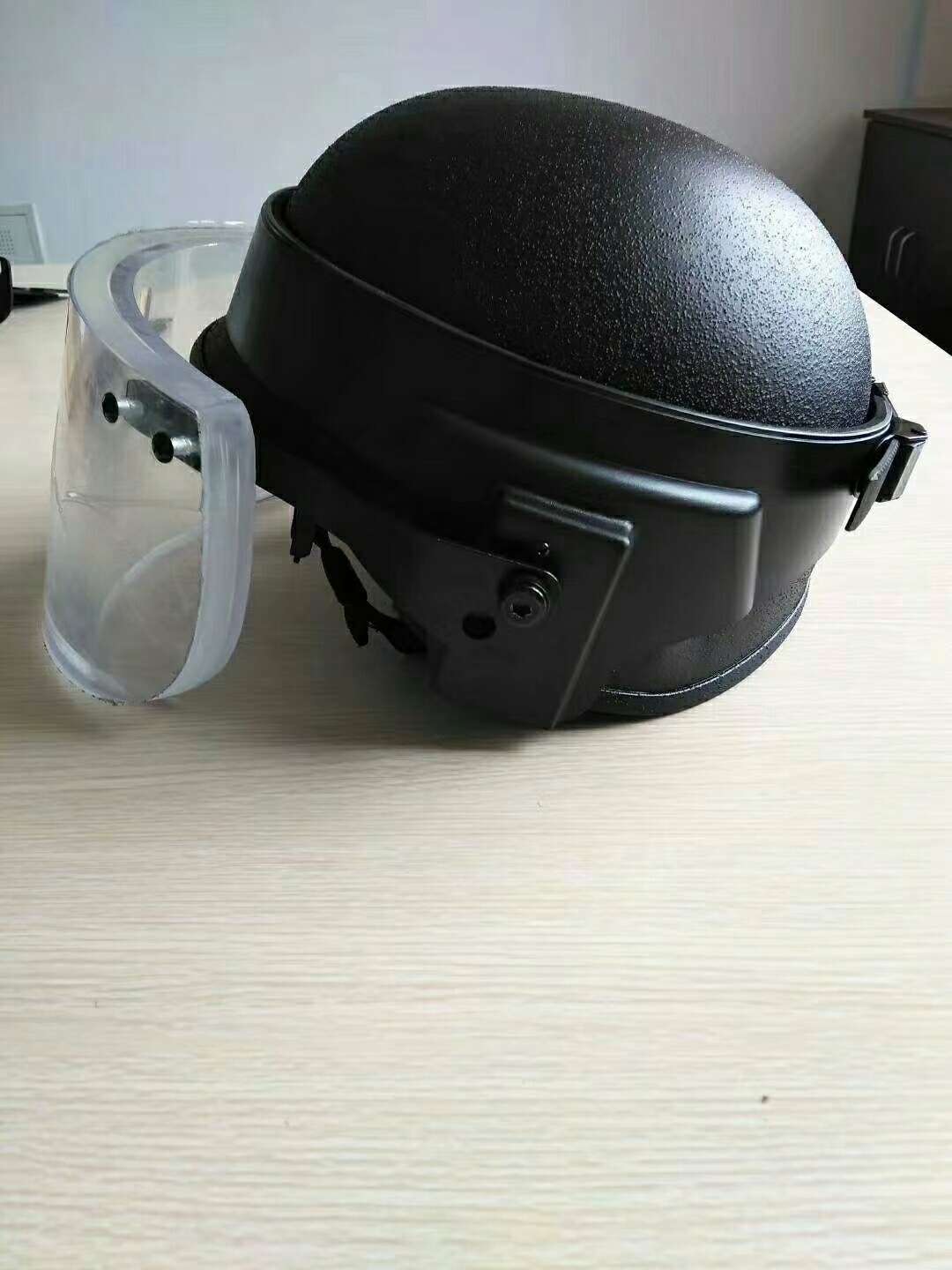 หมวกเหล็ก หมวกเกราะ หมวกกันกระสุน สะเก็ดระเบิด ระดับ 3A NIJ IIIA Ballistic Helmet พร้อมกระบังหน้า