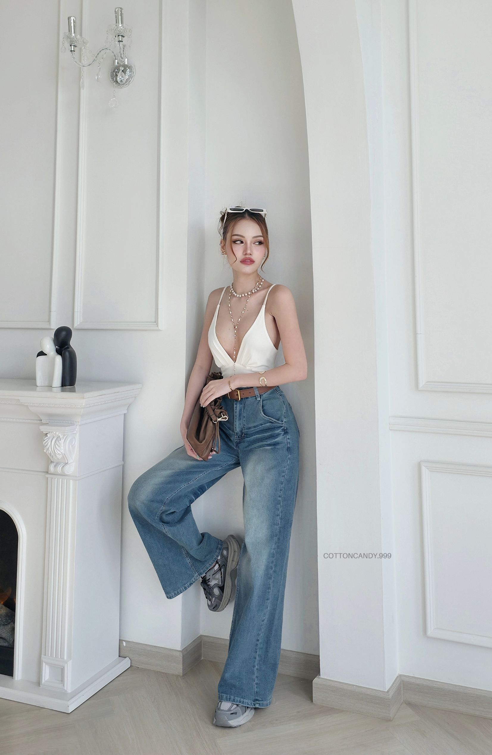 Tag#cottoncandy ยีนส์ผ้ายืดล่าสุดจากcottoncandy คร่า รุ่นนี้ผ้ายีนส์ยืดนำเข้าเกรดพรีเมี่ยม ใส่สบายๆ ฝอกลายเฟดสีสวยมากๆ ทรงขากระบอกตรง