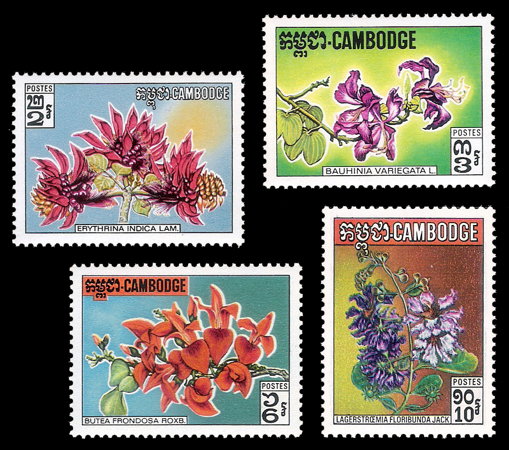 1971 Combodia Flowers