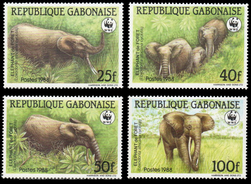 1988 Endangered Animals - African Elephant