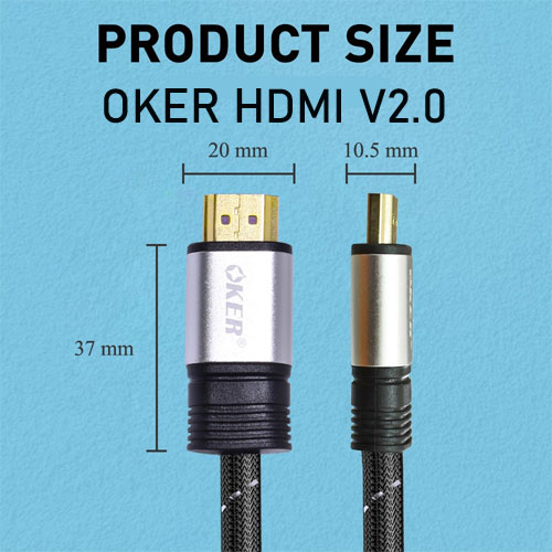 HD90X OKER HDMI 4K/2.0 CABLE SKU-02464