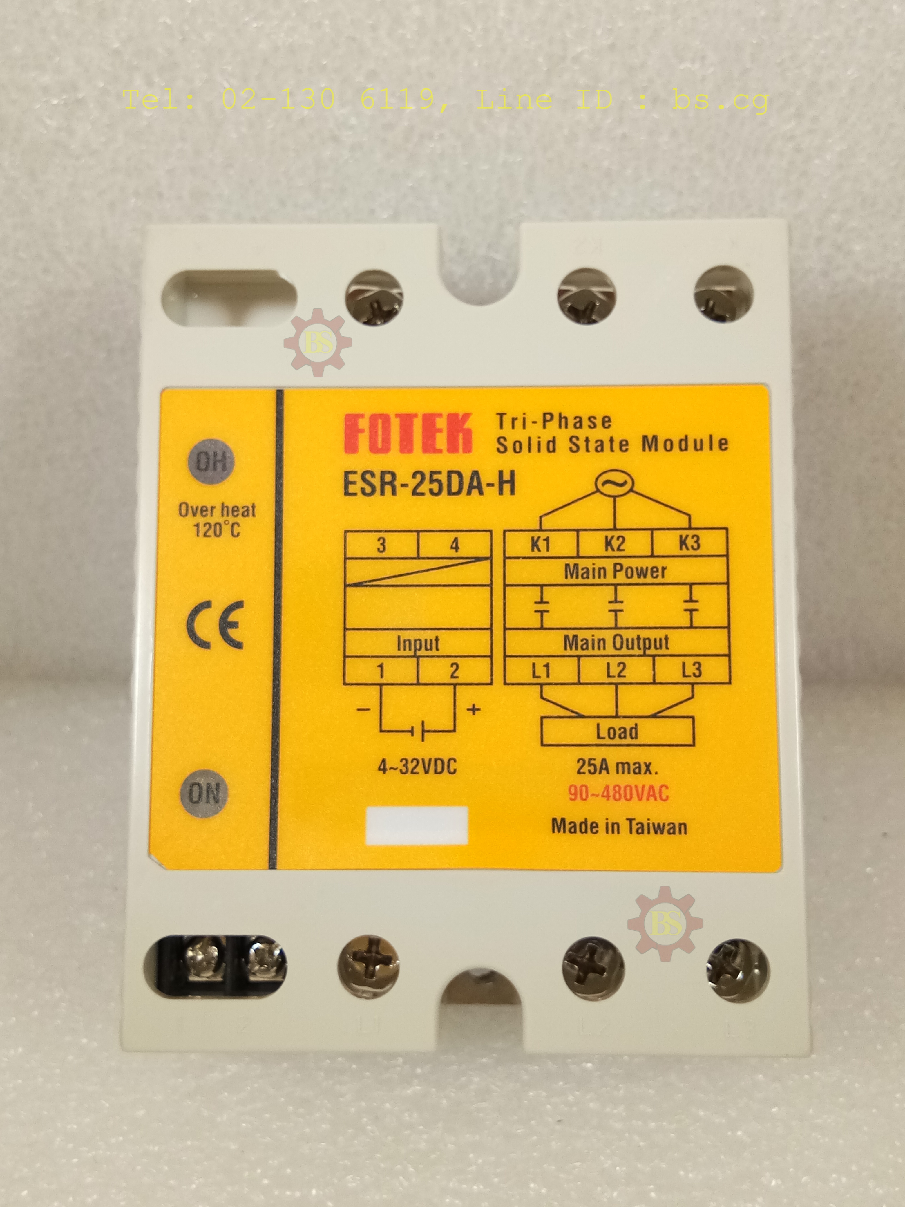 FOTEK : Solid State Module Tri-Phase ESR-25DA-H